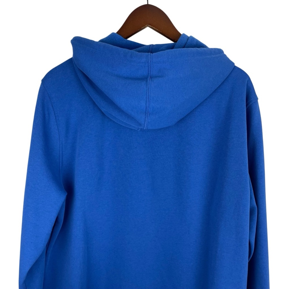 Oakley | Ellipse Blue Gold Logo Zip Hooded Sweatshirt New - Picture 5 of 8